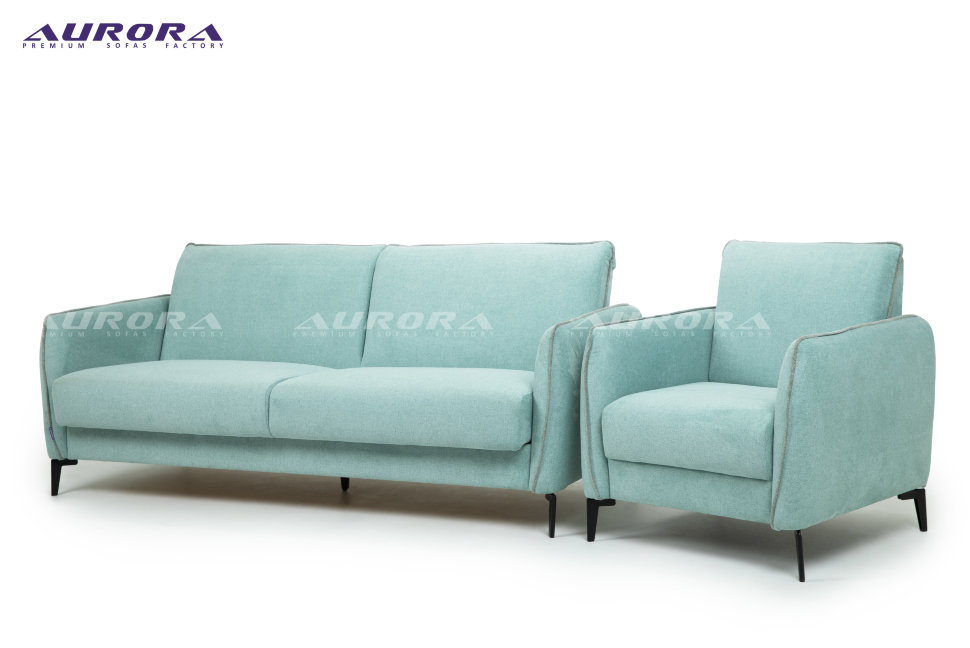 Набор &quot;Парма 3+кресло&quot; Набор "Парма 3 + кресло​" - современный прямой диван, он хорошо подойдет в интерьер в скандинавском стиле.
